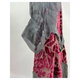 Vintage Clothing Velvet and Silk Sheer Dress Gown