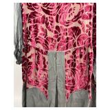 Vintage Clothing Velvet and Silk Sheer Dress Gown