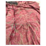 Vintage Clothing Velvet and Silk Sheer Dress Gown