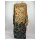 Vintage Clothing Velvet and Silk Sheer Dress Gown