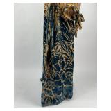 Vintage Clothing Velvet and Silk Sheer Dress Gown