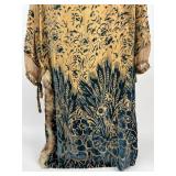 Vintage Clothing Velvet and Silk Sheer Dress Gown