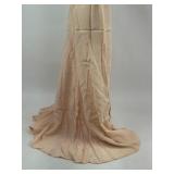 Vintage Clothing Silk Dress Gown with Puffed Sleeves