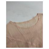 Vintage Clothing Silk Dress Gown with Puffed Sleeves