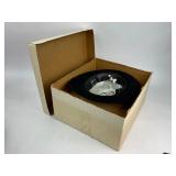 Vintage Colombo Black Fedora Hat with Box