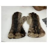 Vintage Fur Hat and Gloves