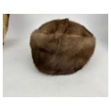 Vintage Fur Hat and Gloves