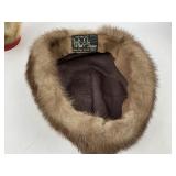 Vintage Fur Hat and Gloves