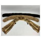 Three Vintage Mink Fur Collars