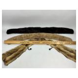 Three Vintage Mink Fur Collars