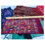 Vintage Fabric Handwoven Textiles Tzute Table Runners