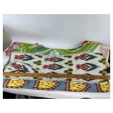 Vintage Fabrics Uzbek Ikat Textile and Table Clothes