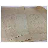 Six Vintage Hindu God & Goddess Religious Prints