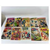 Vintage Comic Book Lot - DC Action Comics, Superman, Batman, Flash, Detective Comics, Wonder Woman, Plus Several More
