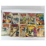 Vintage Comic Book Lot - DC Action Comics, Superman, Batman, Flash, Detective Comics, Wonder Woman, Plus Several More