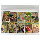 Vintage Comic Book Lot - DC Action Comics, Superman, Batman, Flash, Detective Comics, Wonder Woman, Plus Several More