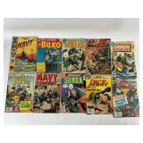 Vintage War Combat Military Comic Book Lot - DC Comics, G.I. Combat, Losers, War & Attack, Jungle War Stories, Plus Several More