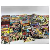 Vintage Comic Book Lot - DC & Marvel Superman, Avengers, Silver Surfer, Justice League, Green Lantern, Spiderman, Plus Several More