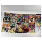 Vintage Comic Book Lot - DC & Marvel Superman, Avengers, Silver Surfer, Justice League, Green Lantern, Spiderman, Plus Several More