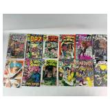 Vintage Comic Book Lot - DC & Marvel Superman, Avengers, Silver Surfer, Justice League, Green Lantern, Spiderman, Plus Several More