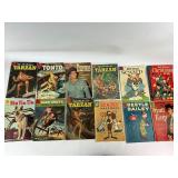 Vintage Dell Comic Book Lot - Walt Disney, Tarzan, Rocky & Friends, Rin Tin Tin, Beetle Bailey, Popeye, Western TV Shows, Plus Several More