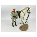 1973 Gabriel The Lone Ranger with Horse Silver - Complete