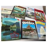 Vintage Travel Books, Early American Life Magazines, Ephemera - Nat Geo, Alaska, Canada, Glacier Bay, Fort of Louisbourg