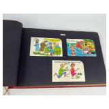 Optimist International Postcard Album - 95 Post Cards - See Description