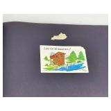 Optimist International Postcard Album - 95 Post Cards - See Description