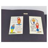 Optimist International Postcard Album - 95 Post Cards - See Description