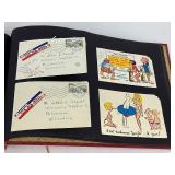 Optimist International Postcard Album - 95 Post Cards - See Description