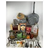 Vintage Antique Kitchen Items and Utensils