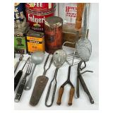 Vintage Antique Kitchen Items and Utensils