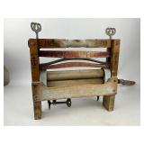 Antique Anchor Brand Clothes Wringer with Washboard and Soap