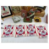 Vintage Tobacco Lot - Tins, Pipes, Pouches, Ashtray