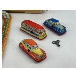Technofix Windup Toy Car Track with 3 cars, Plus Marx Mechanical Crossover Speedway - Read Discription