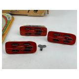 Technofix Windup Toy Car Track with 3 cars, Plus Marx Mechanical Crossover Speedway - Read Discription