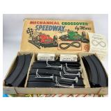 Technofix Windup Toy Car Track with 3 cars, Plus Marx Mechanical Crossover Speedway - Read Discription