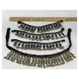 Tribal Gypsy Belly Dancer Chocker & Bracelets