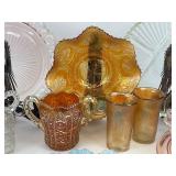 Vintage Glass Lot - Pink Depression, Carnival, Crystal