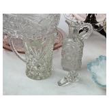 Vintage Glass Lot - Pink Depression, Carnival, Crystal