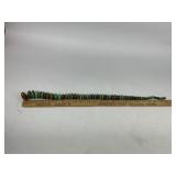 Natrual Turquoise Smooth Rondelle Flat Round Bead Strand for Jewelry Making