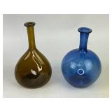 Vintage Glass Lot - Vase, Bowl, Pitcher, Blown Glass