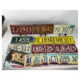 License Plate Collection - Minnesota, Michigan, New Hampshire, Illinois, Arizona, Plus Plate Covers - Wildcats, Taz