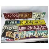 License Plate Collection - Minnesota, Michigan, New Hampshire, Illinois, Arizona, Plus Plate Covers - Wildcats, Taz