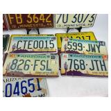 License Plate Collection - Minnesota, Michigan, New Hampshire, Illinois, Arizona, Plus Plate Covers - Wildcats, Taz