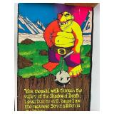 Vintage Black Light Poster