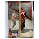 Three NBA Posters - 2 Lebron (2003) and 1 Wade (2004)