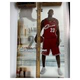 Three NBA Posters - 2 Lebron (2003) and 1 Wade (2004)