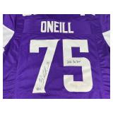 Oneill Signed Vikings Jersey